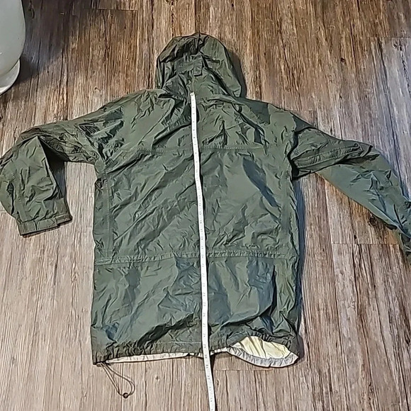 Womens Marmot Hunter Green Cinched Waist Windbreaker Jacket Medium - Picture 9 of 12